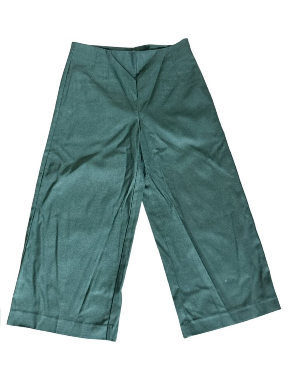Loft Women's Evergreen Wide Leg and Cropped Silhouette - Picture 1 of 10